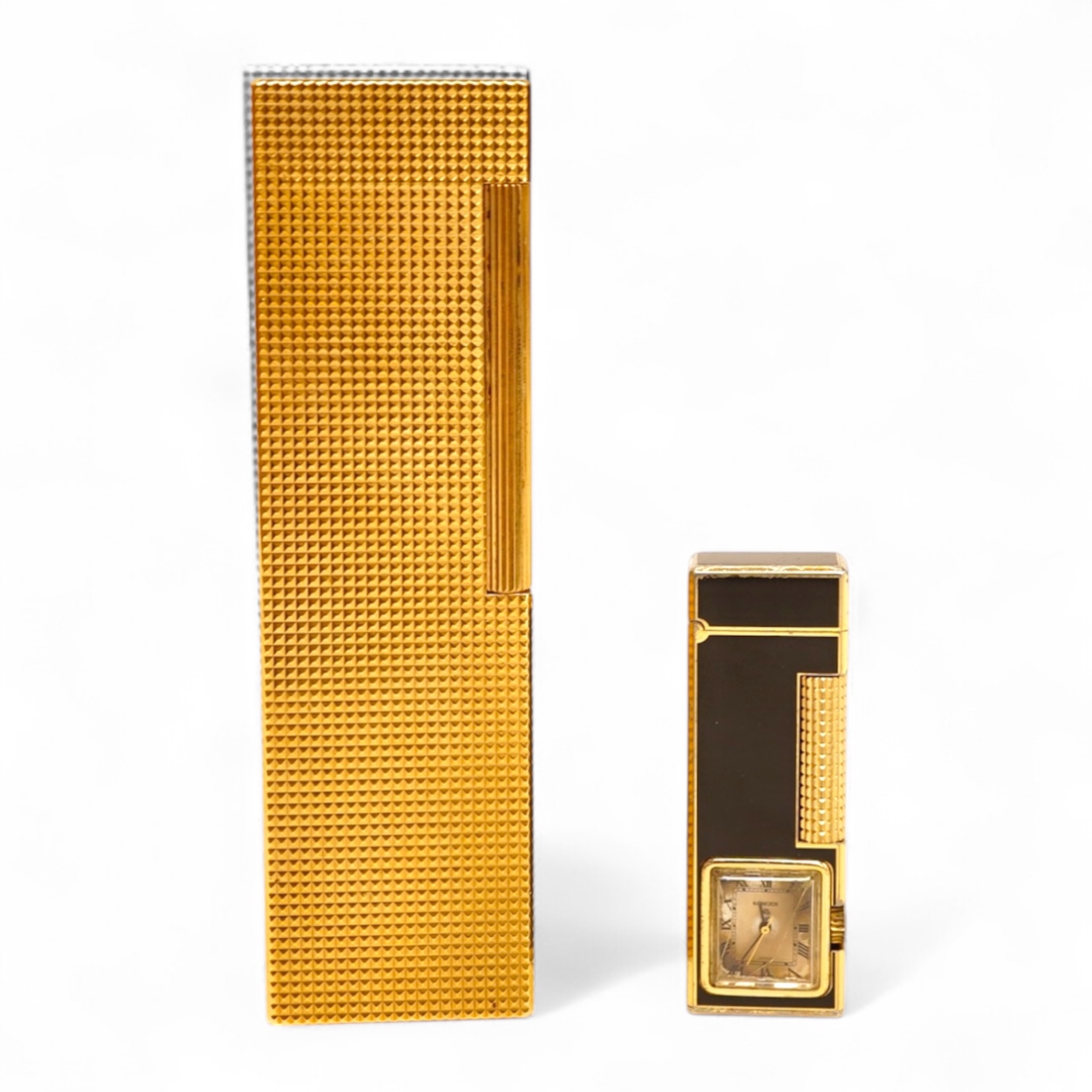 A Dupont table lighter and a ‘Twinkle 5’ lighter/timepiece